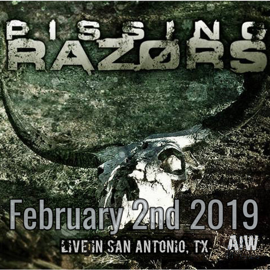 Pissing razors art is war records texas show 2019