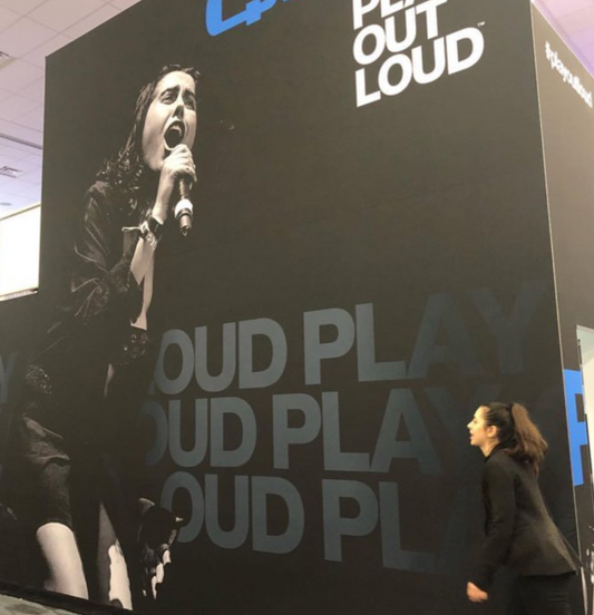 Getting big with Fiona Grey at namm show 2019