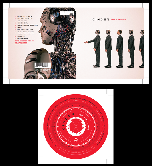 Signed Limited Edition Cinder Album 'The Machine' Red Copy 300 copies